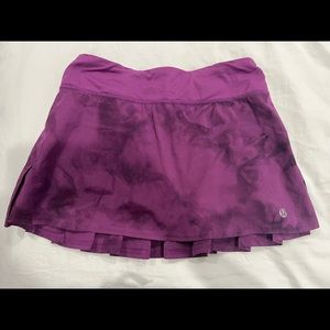 lululemon purple tie dye skirt